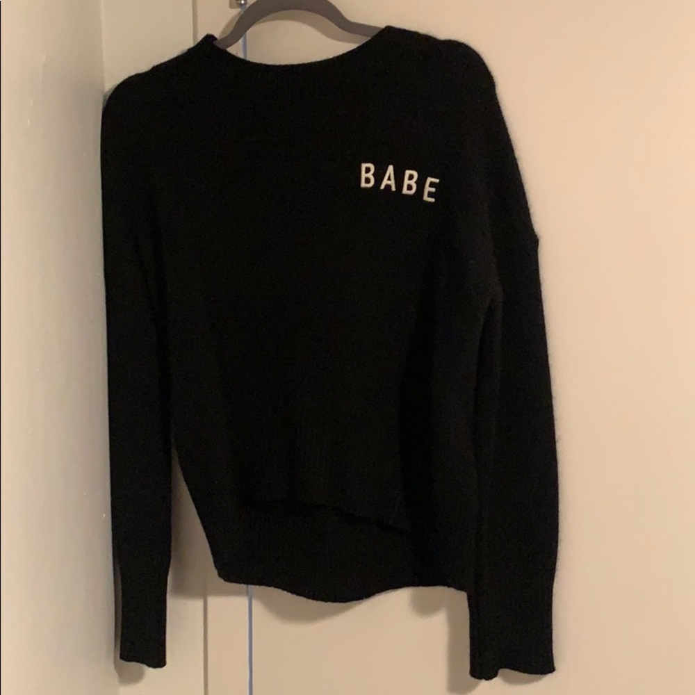 Black Skull Cashmere Babe Sweater